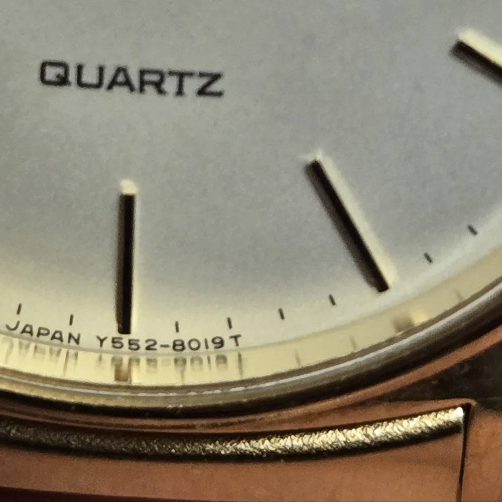 Pulsar Gold Watch with White Dial With New Battery - Picture 6 of 6